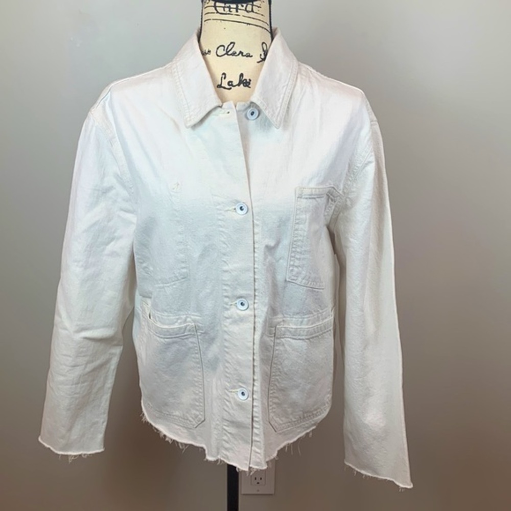 Rag & Bone Chantry Workwear Crop Button Jacket NWT - Picture 2 of 9